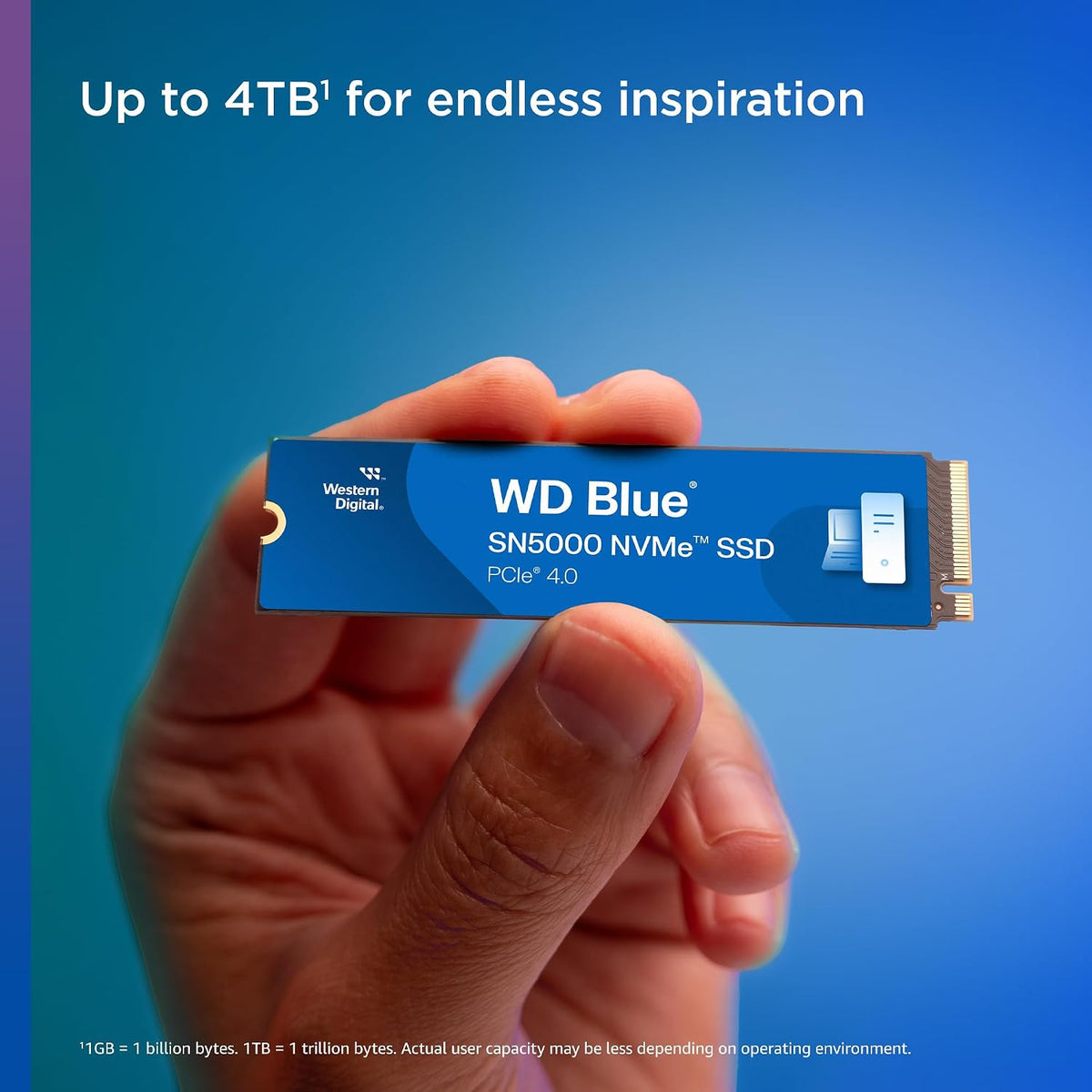 Western Digital WD Blue SN5000 NVMe Internal SSD WDS200T4B0E