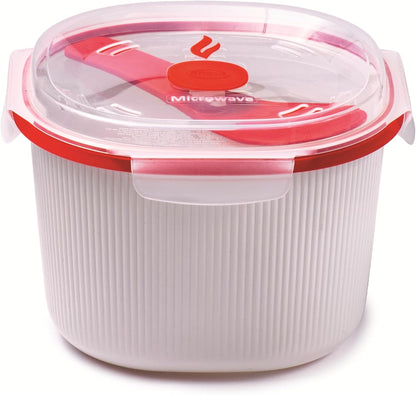 Snips Microwave Rice Cooker 2.7L BPA-Free Tempozero White