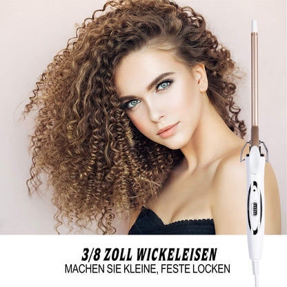 Reyke Mini Ceramic Curling Iron 9mm White Gold JK-B006-DE