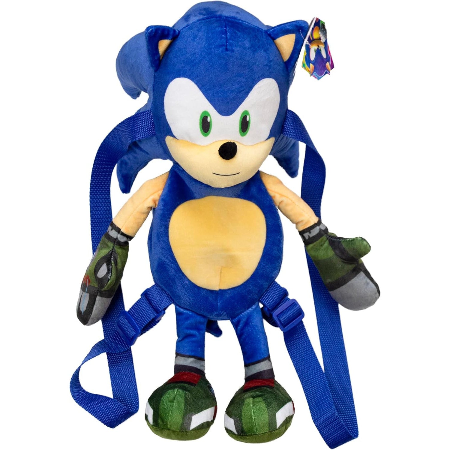 Lansay Sonic Prime 30cm Plush Backpack Cartoon Characters for Kids