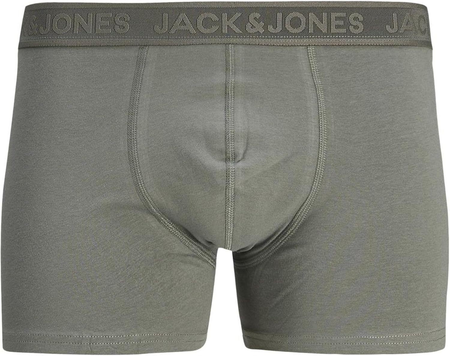 JACK & JONES Men's Jaccameron 5-Pack Cotton Blend Boxer Trunks - Soft & Stretchy