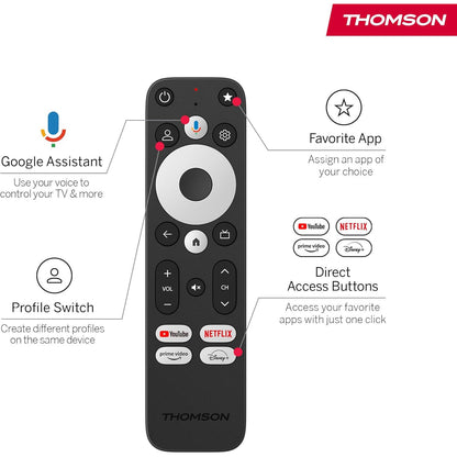 Thomson Streaming Box Plus 270: 4K UHD Android TV with Google Cast, Wi-Fi