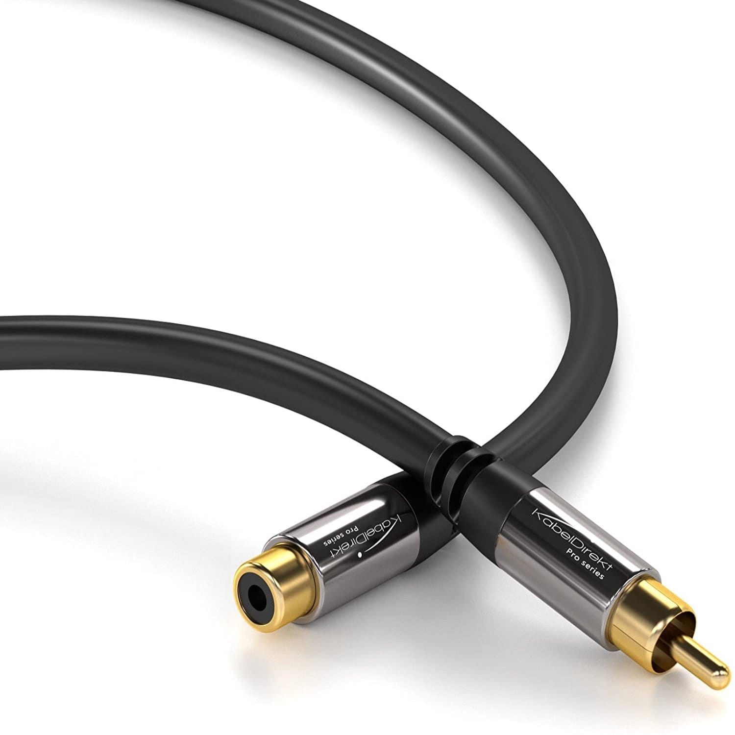 KabelDirekt RCA Extension Cable Digital Coaxial Audio Video 75 Ohm