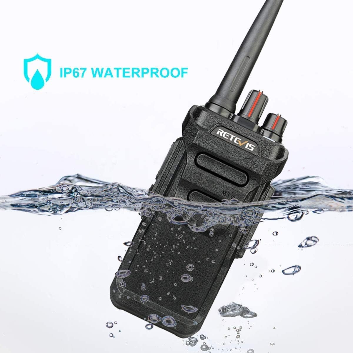 Retevis RT648 Waterproof Heavy-Duty Walkie Talkie for Construction