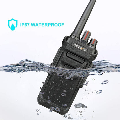 Retevis RT648 Waterproof Heavy-Duty Walkie Talkie for Construction