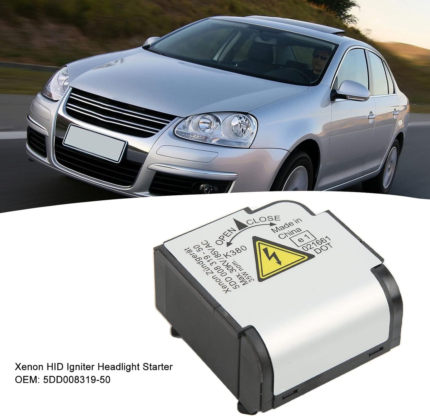 Dpofirs Xenon Ballast Headlight Igniter Control for CLS-Class E-Class ML-Class GL-Class R-Class, OEM 5DD008319-50, Direct Replacement