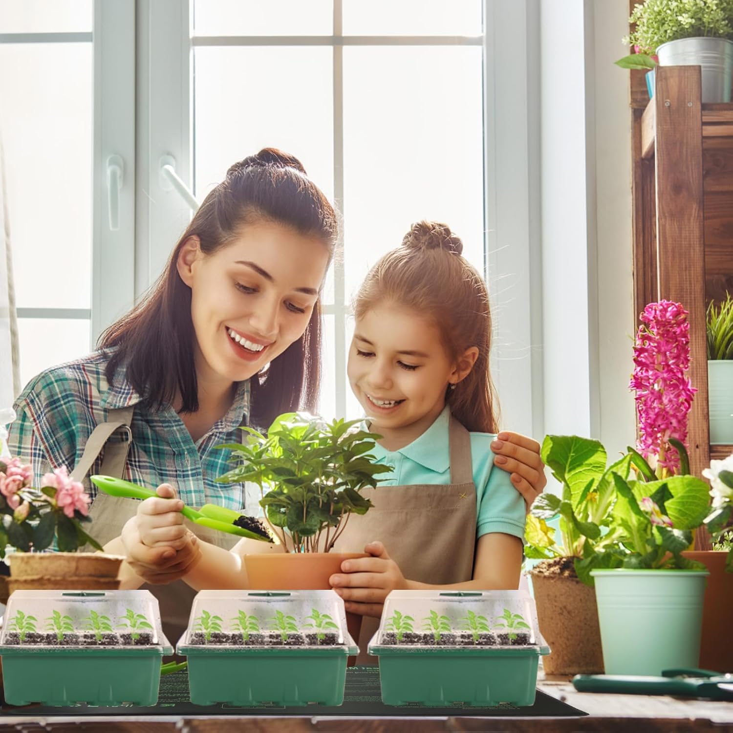 NAMOTEK 2-Pack Waterproof Seedling Heat Mat 10x20 Hydroponic