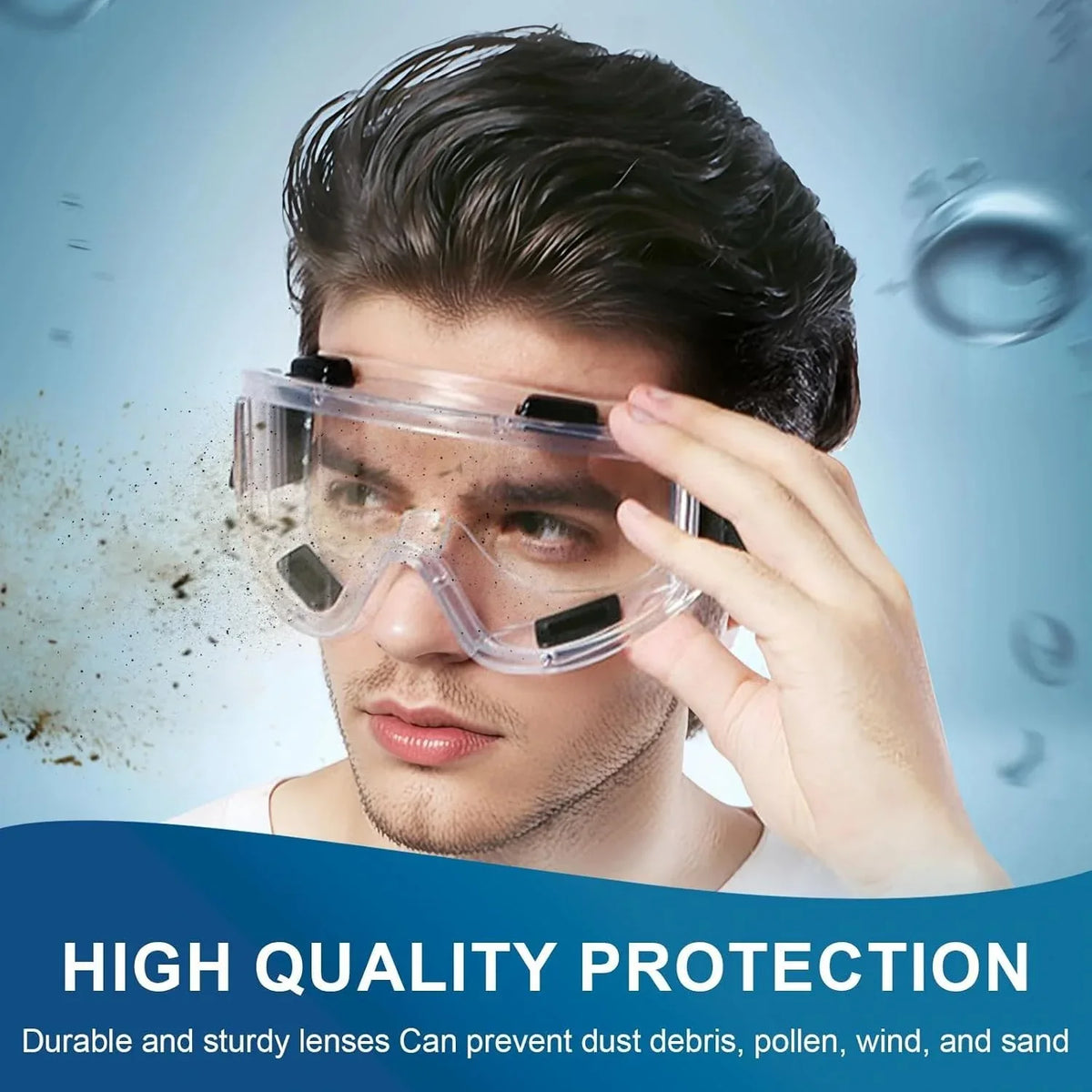 Anti-Fog Safety Glasses with Adjustable Headband - Gomix Brands Outlet