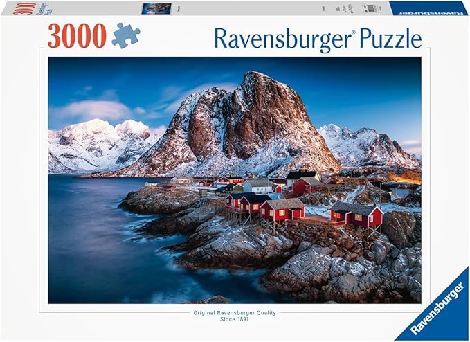 Ravensburger 3000-Piece Hamnoy Lofoten Norway Landscape Premium Puzzle