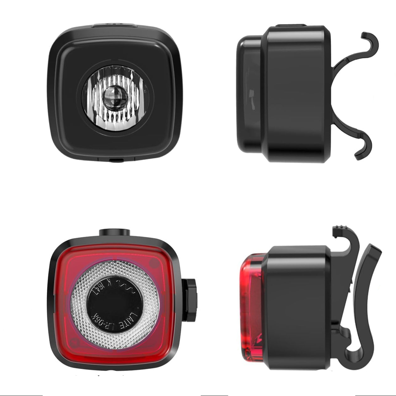 Antimi StVZO‑Approved Bicycle Light Set USB‑C Front & Rear