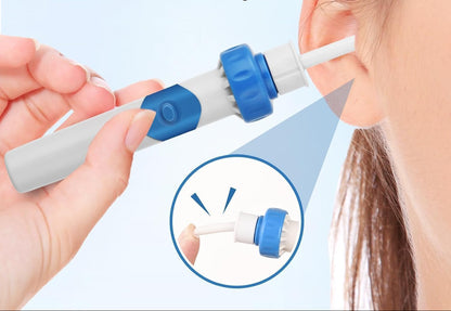 Electric Earwax Remover with Soft Silicone Tips for All Ages