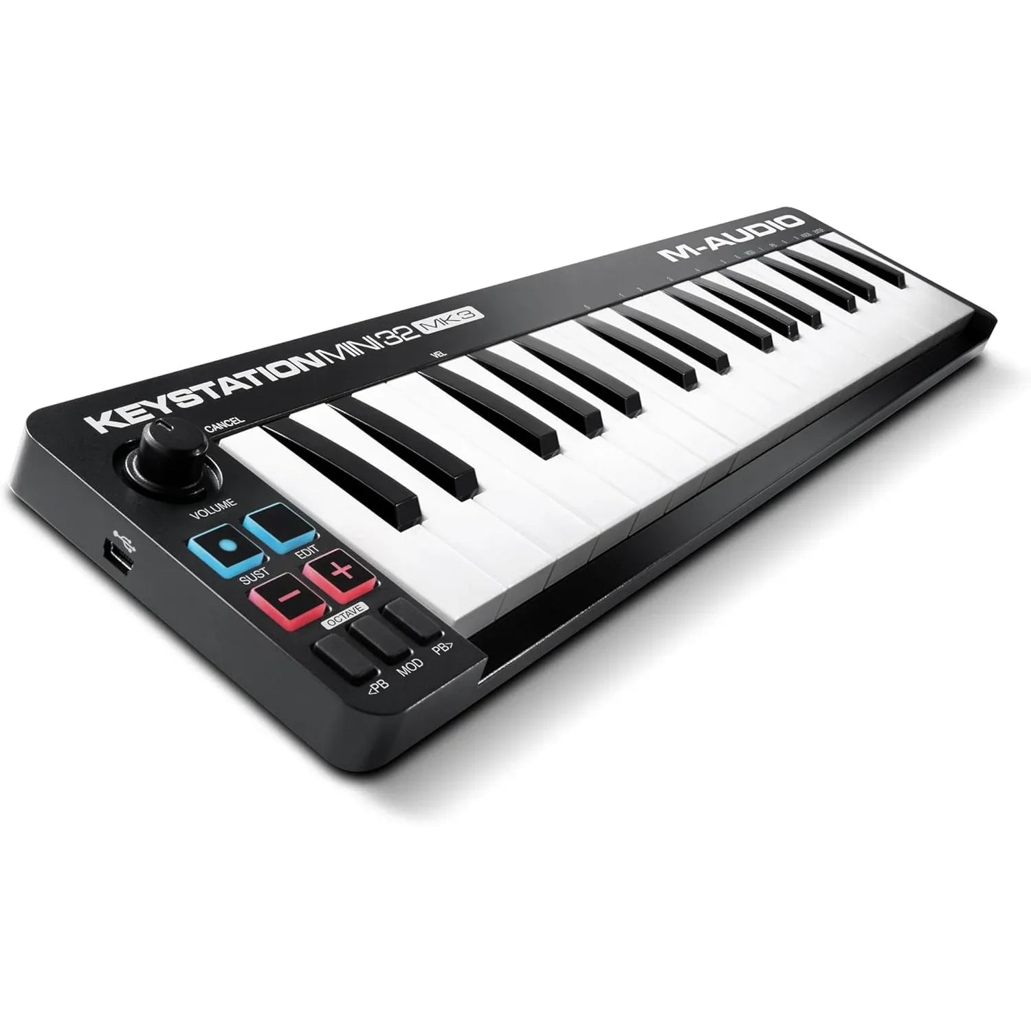 M-Audio Keystation Mini 32-Key USB MIDI Controller – Portable Power ...