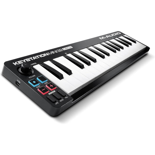 M-Audio Keystation Mini 32-Key USB MIDI Controller – Portable Power