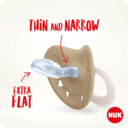 NUK Signature Day & Night Baby Dummy: Soothing, BPA-Free Silicone Soothers with Glow