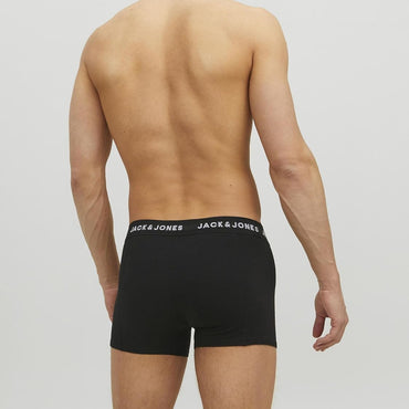 Jack & Jones Men's 5-Pack Comfortable Cotton Trunk Boxer Shorts