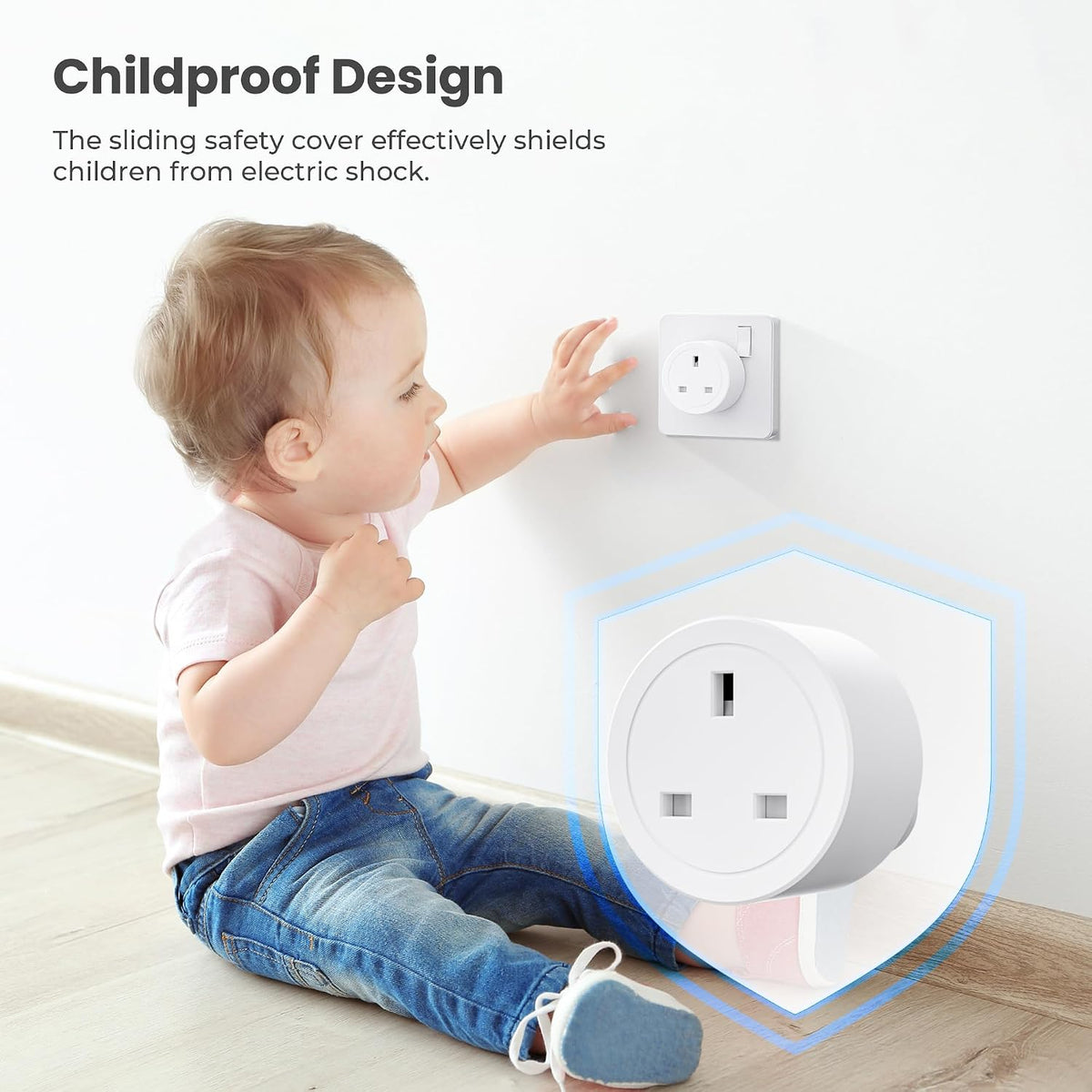 UPXNBOR 13A Smart WiFi Socket with Energy Monitoring