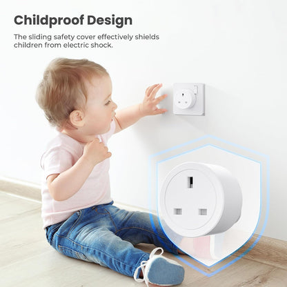 UPXNBOR 13A Smart WiFi Socket with Energy Monitoring