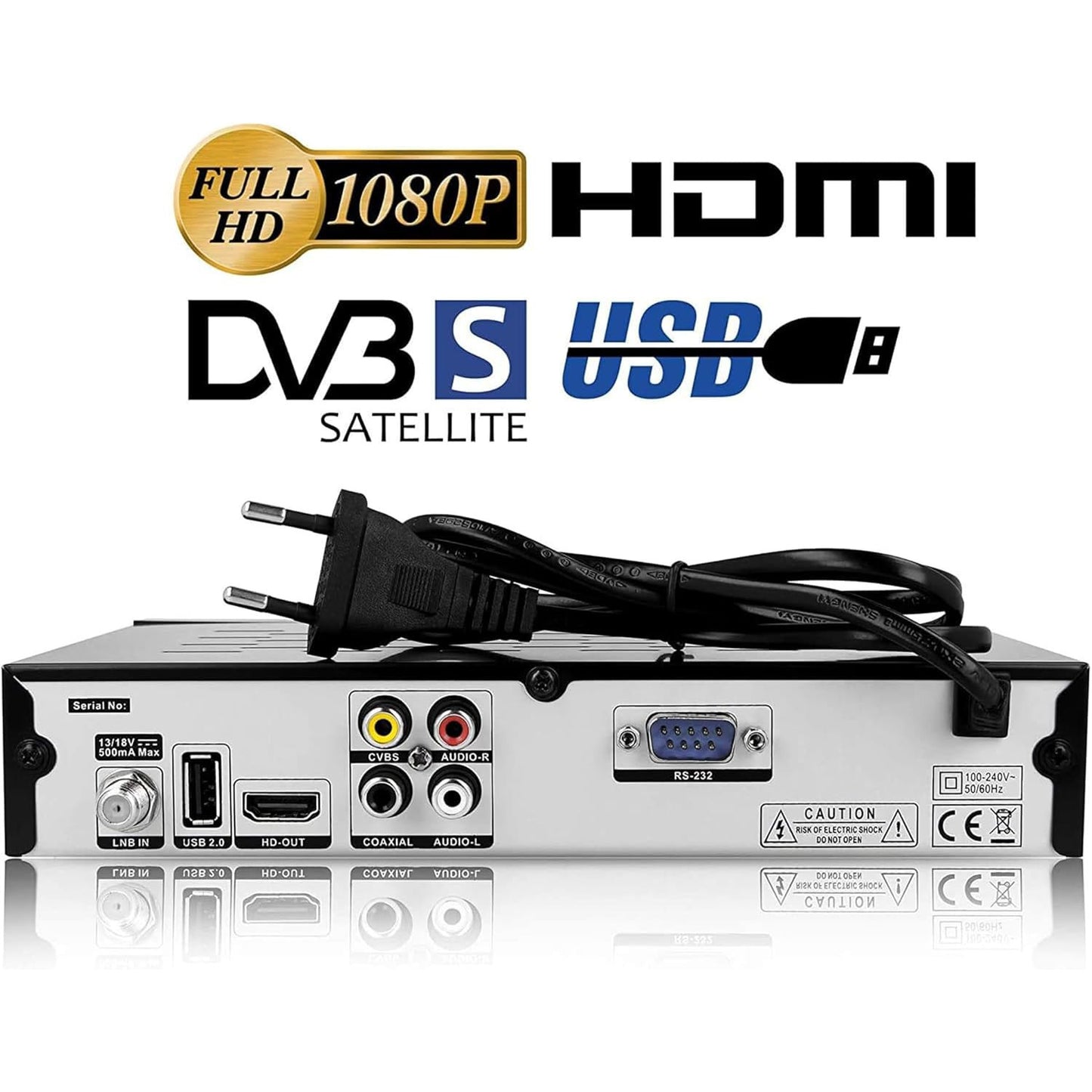 Hd-Line Echosat 20500 S Digital Satellite HD Receiver