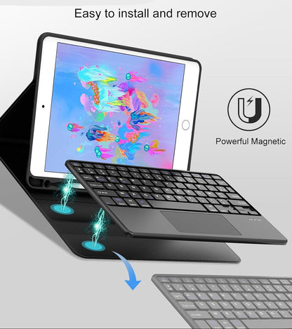 Bluetooth Keyboard Case for iPad 9.7-Inch 6th 5th Gen Air 1 2 Pro 9.7