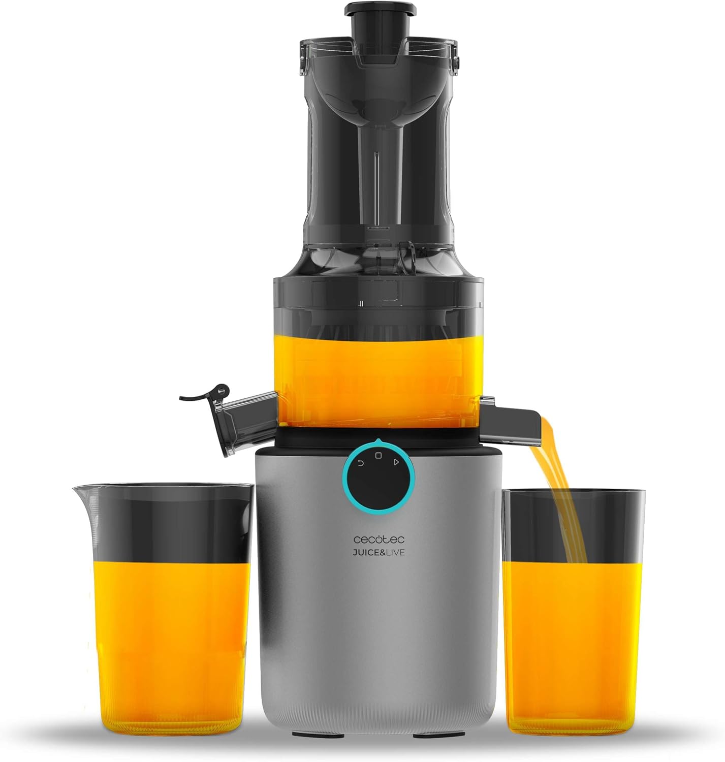 Cecotec Juice&Live 1500 Slim Cold Press Juicer 200W 82mm Opening