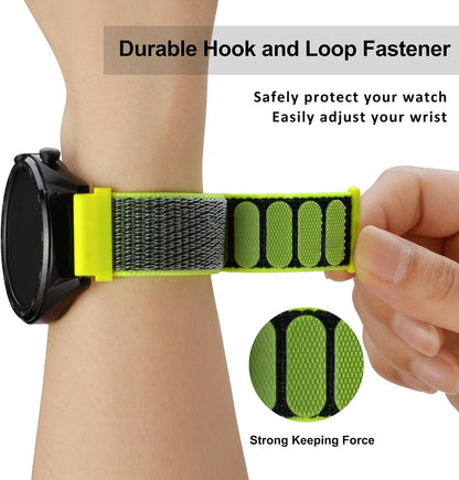 WOCCI Adjustable Nylon Sport Loop Watch Band