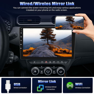 Android 13 10‑Inch Car Radio with GPS Navigation, Bluetooth & Dual USB