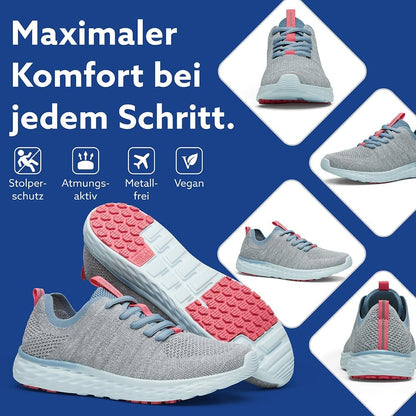 Everlight Women's Lightweight Non‑Slip Trainer Shoes with Trip Protection