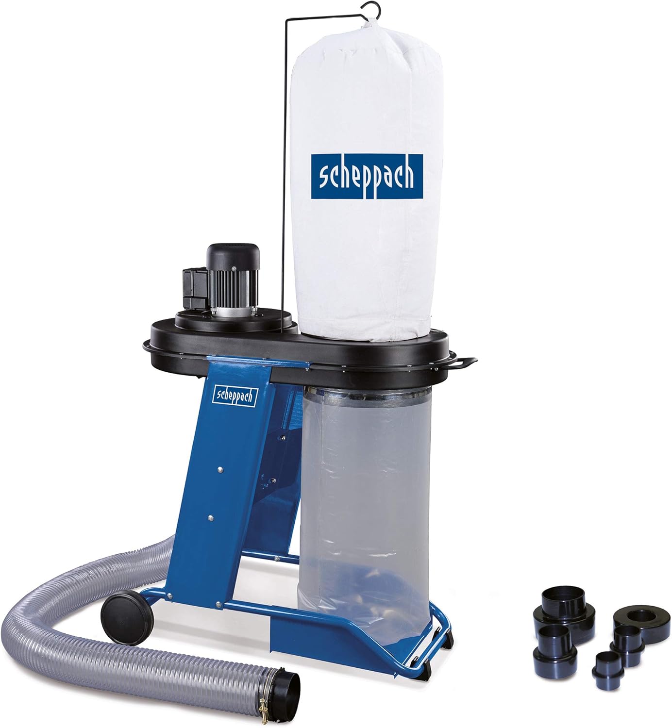 Scheppach HD12 550W Woodworking Dust Extractor with 2.3m Hose