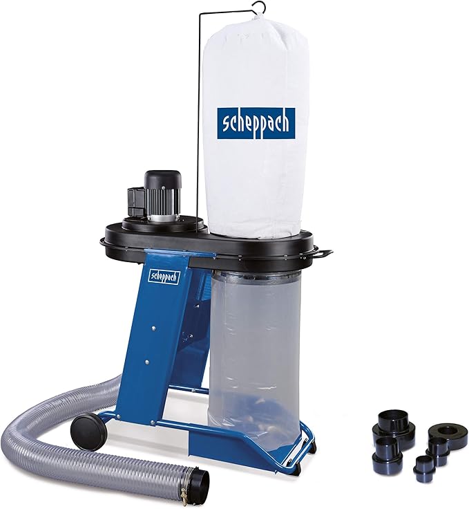 Scheppach HD12 550W Woodworking Dust Extractor with 2.3m Hose