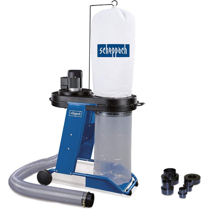 Scheppach HD12 550W Woodworking Dust Extractor with 2.3m Hose