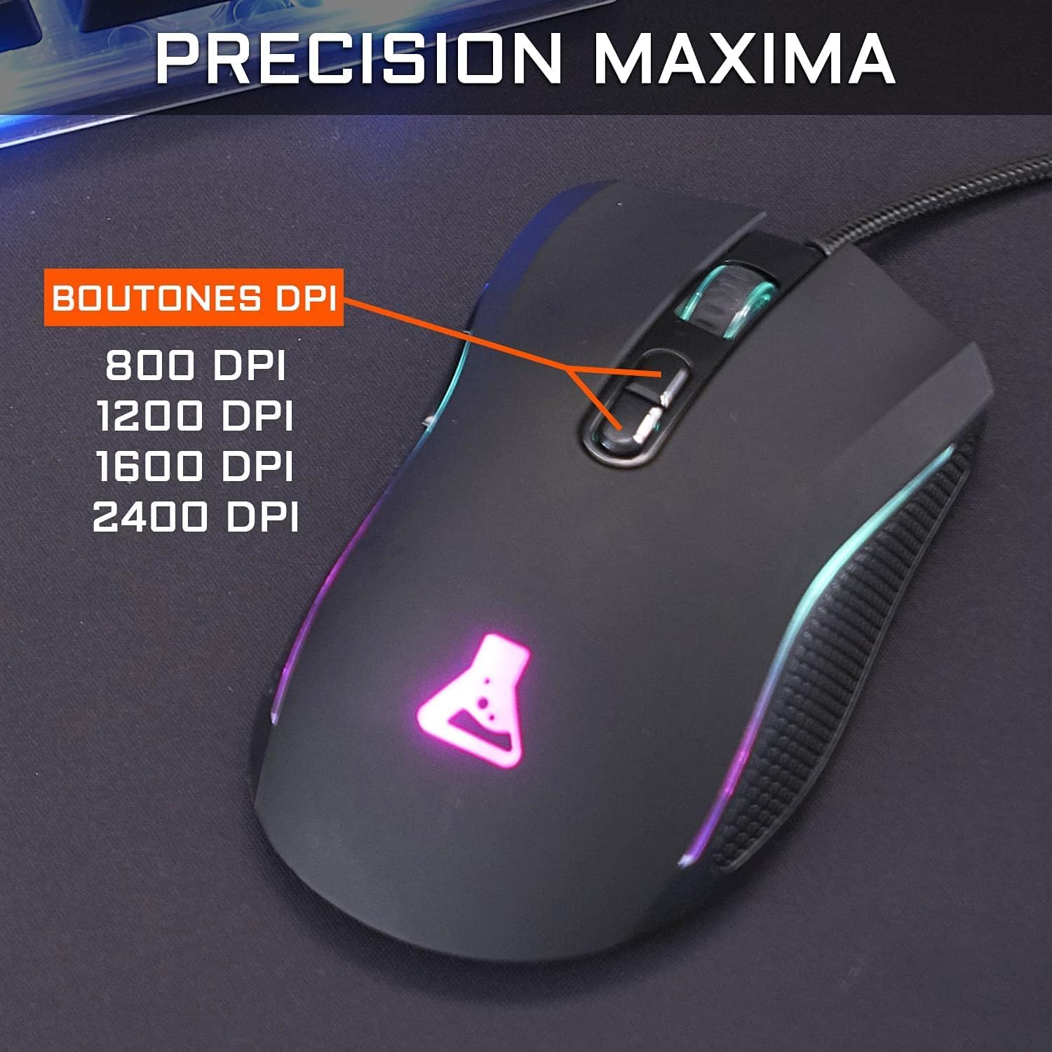 THE G-LAB Yttrium Gaming Keyboard Mouse Combo with Backlit Keys