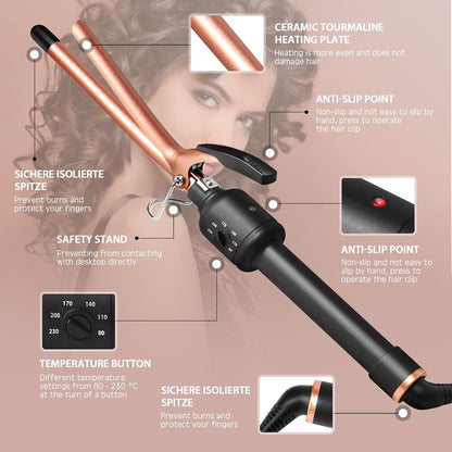 HyAdierTech Mini Ceramic Curling Iron 13mm C-16-13mm