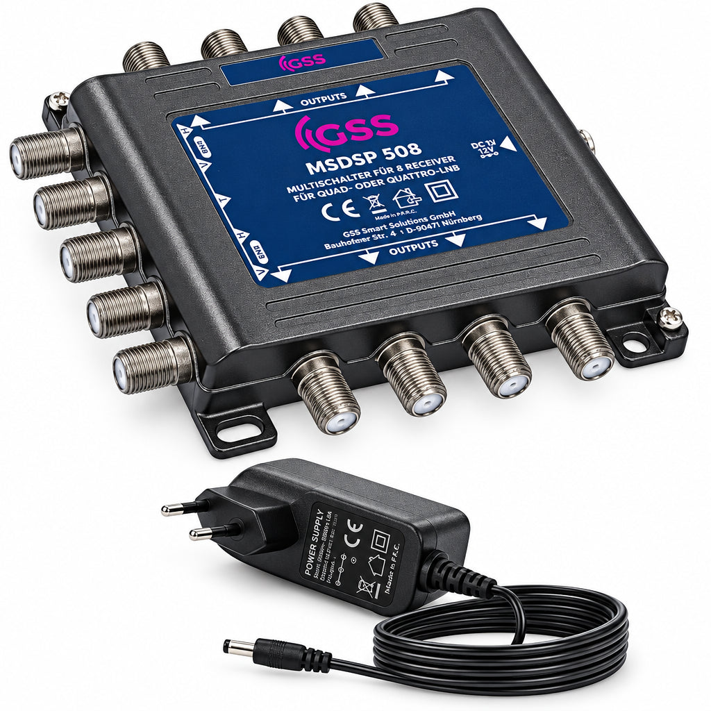 GSS MSDSP 508 5/8 Satellite Multiswitch