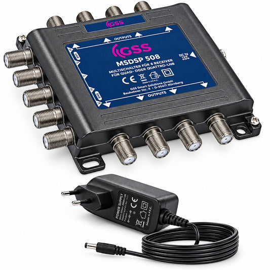 GSS MSDSP 508 5/8 Satellite Multiswitch