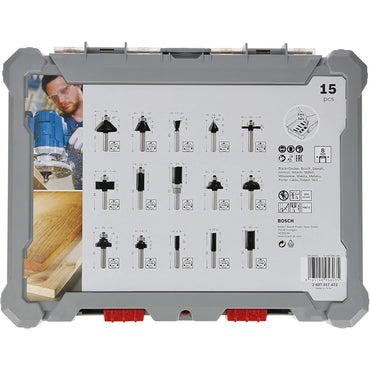 Bosch Professional Wood Router Bit Set