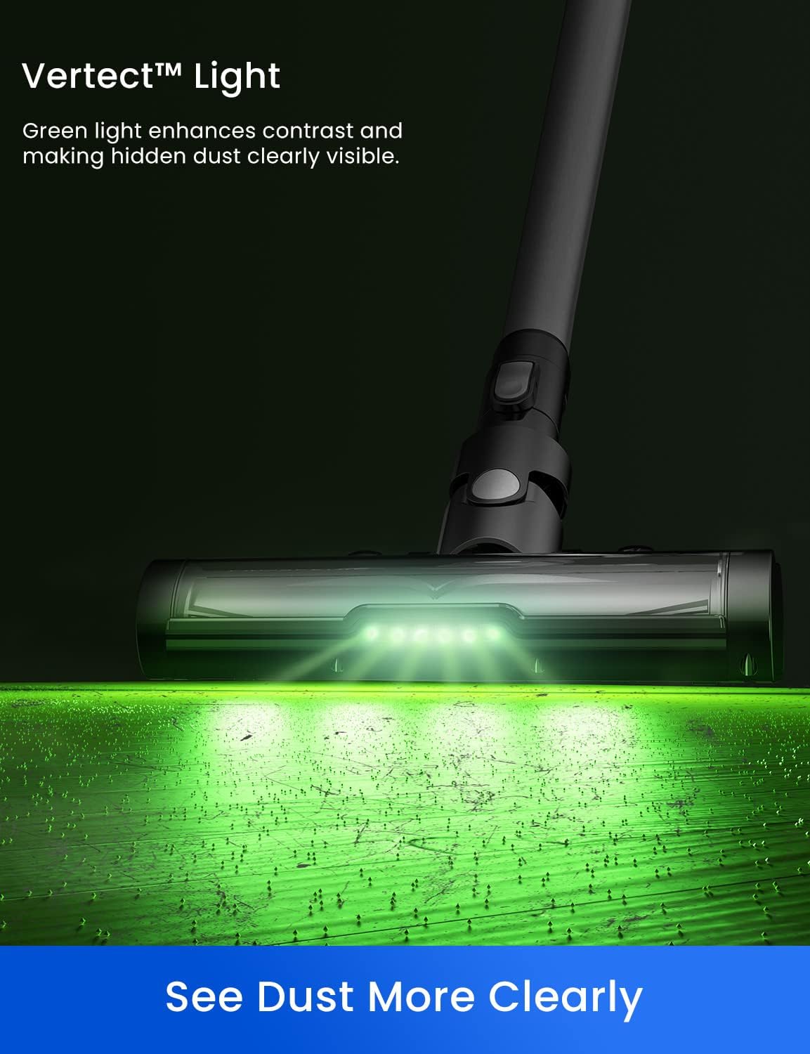 Proscenic P12 Cordless Vacuum Cleaner 33 KPa Suction