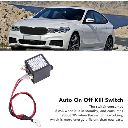 aqxreight Remote 12V Car Battery Disconnect Switch Wireless Control Kit