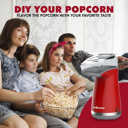Edihome Popcorn Maker 1200W with Measuring Spoon