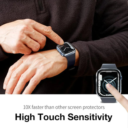LK Clear PC Case with Tempered Glass for Apple Watch - Gomix Brands Outlet