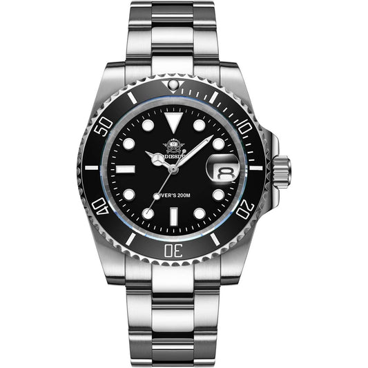 ADDIESDIVE 41mm Men's Dive Watch Luminous Gradient Dial 200m Waterproof