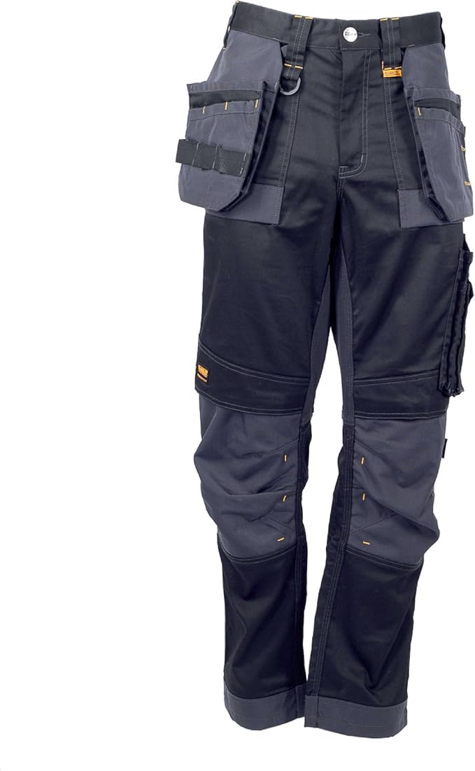 DEWALT Harrison Men's Stretch Work Trousers with Reinforced Knees