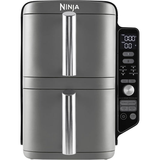 Ninja Double Stack XL Air Fryer: 9.5L Dual Basket, 6-in-1 Cooking Functions