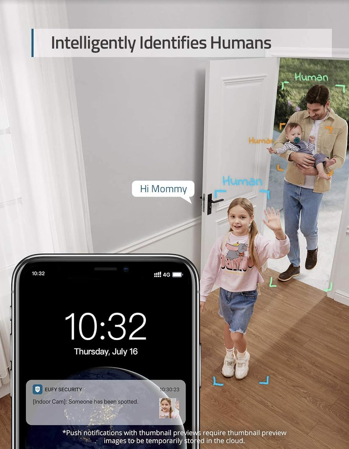 eufy Security 2K Indoor Cam Pan & Tilt Wi-Fi IP Camera White (Renewed)