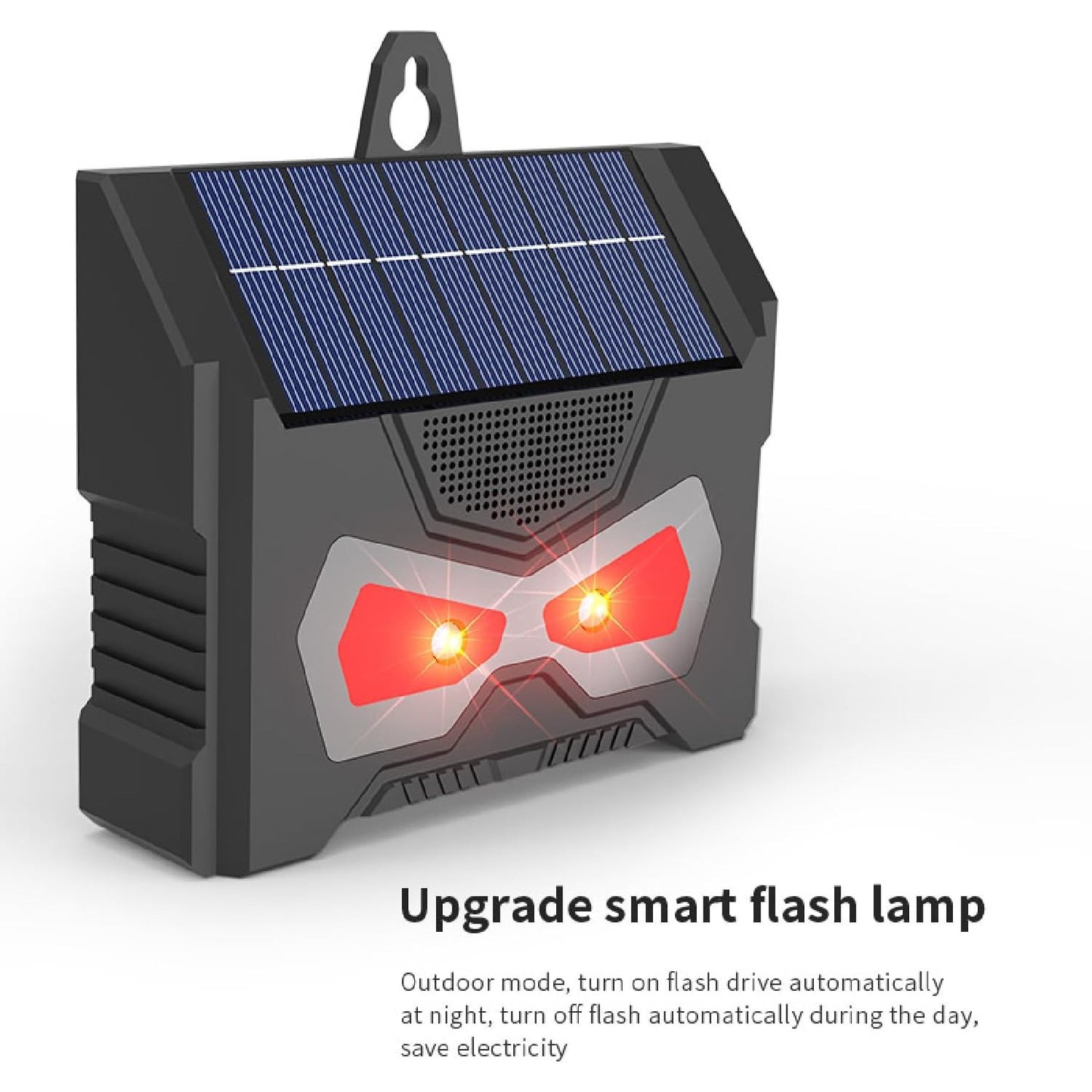 Solar-Powered Outdoor Animal Repeller – Dual Pack with LED Flash