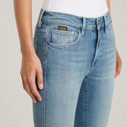 G-Star Women's 3301 High-Flare Denim Jeans – Sun Faded Sky
