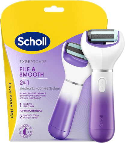 Scholl ExpertCare 2-in-1 Electric Foot File Dual Speed Remover