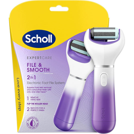 Scholl ExpertCare 2-in-1 Electric Foot File Dual Speed Remover