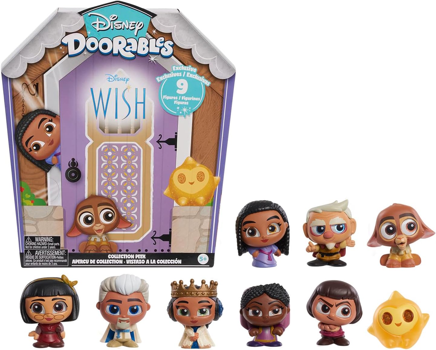 Disney Doorables Wish Collector Peek – 9 Mini Figures Set