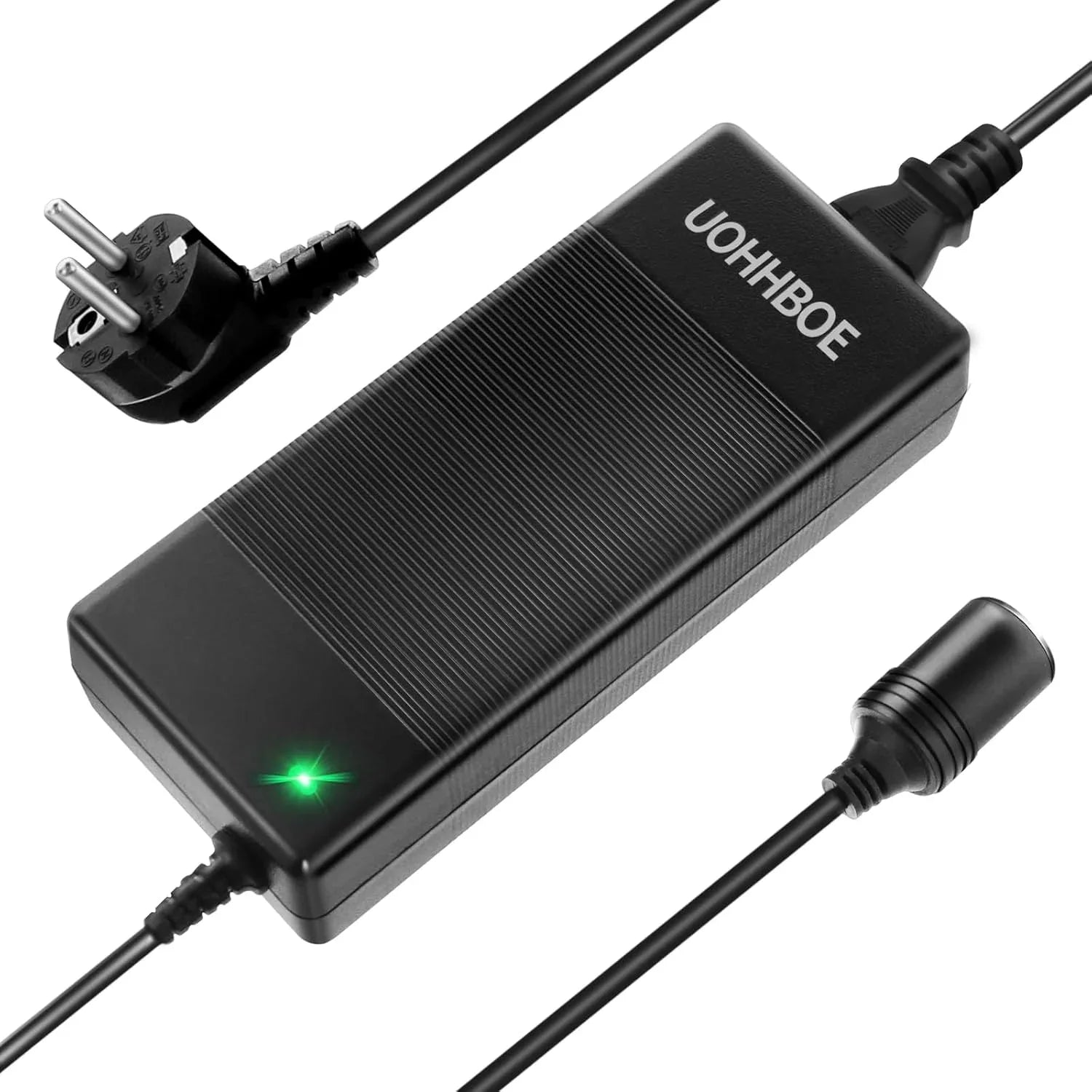 Voltage Converter 230 V to 12 V Car Power Adapter 10 A 120 W Power Supply Adapter for Cool Box, Car Vacuum Cleaner, Compressor - Gomix Brands Outlet