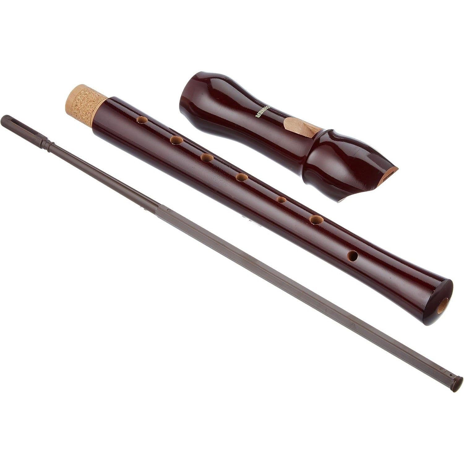 Hohner 9555 Soprano Recorder Pearwood Baroque Fingering for Beginners